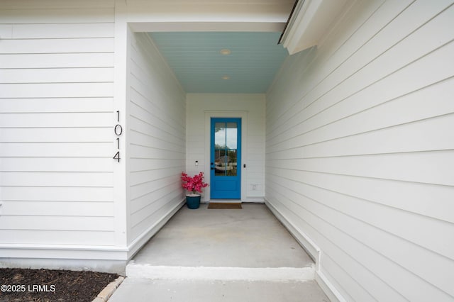 view of entrance to property