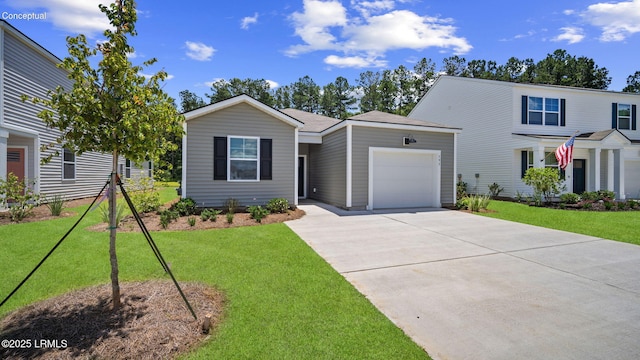 1627 Sanctum St, Ridgeland, SC 29936 - view of front of property featuring a garage, driveway, and a front yard