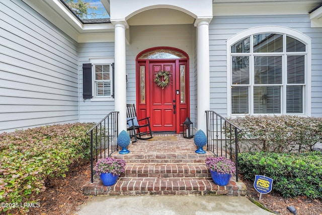 view of entrance to property