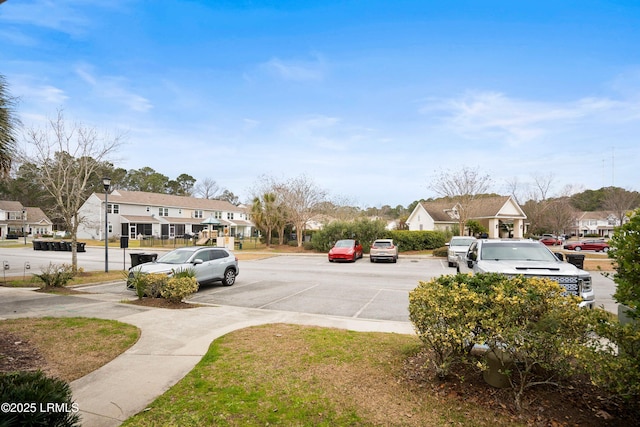 view of yard featuring a residential view