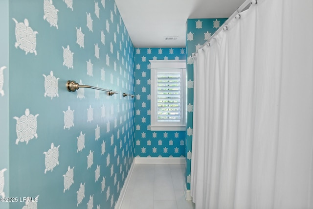 bathroom featuring tile patterned floors