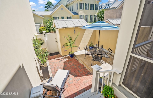 22 Harford Unit B, Beaufort, SC 29906 - view of patio featuring outdoor dining area