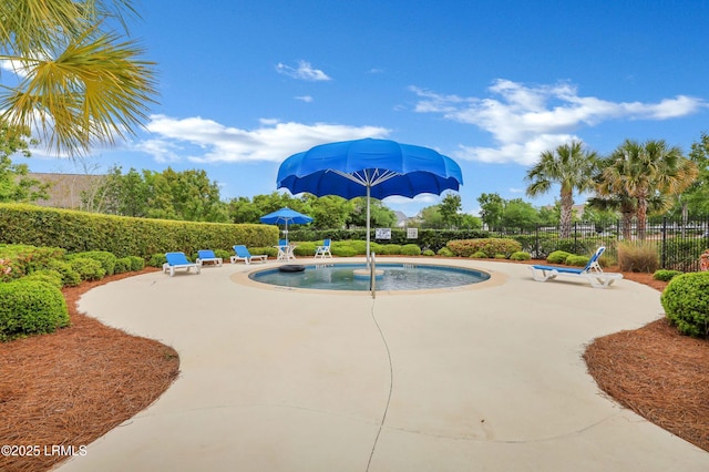 587 Hulston Landing Rd, Bluffton, SC 29909 - community pool with a patio area