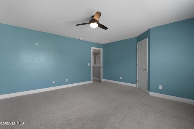 587 Hulston Landing Rd, Bluffton, SC 29909 - unfurnished bedroom with light colored carpet and ceiling fan