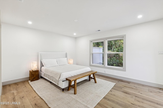 72 Cypress Marsh Dr, Hilton Head Island, SC 29926 - bedroom with light wood-style flooring, recessed lighting, and baseboards