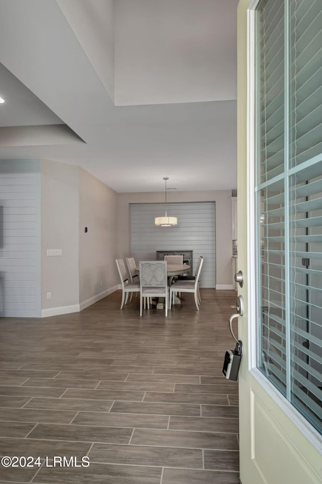 view of dining room