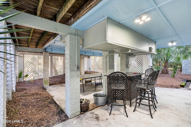 101 Ocean Point Dr, Fripp Island, SC 29920 - view of patio / terrace featuring outdoor dining area