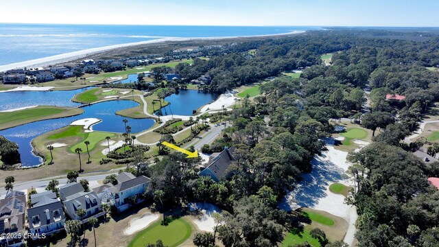 101 Ocean Point Dr, Fripp Island, SC 29920 - view of property location featuring a large body of water, a local golf course, and nearby suburban area