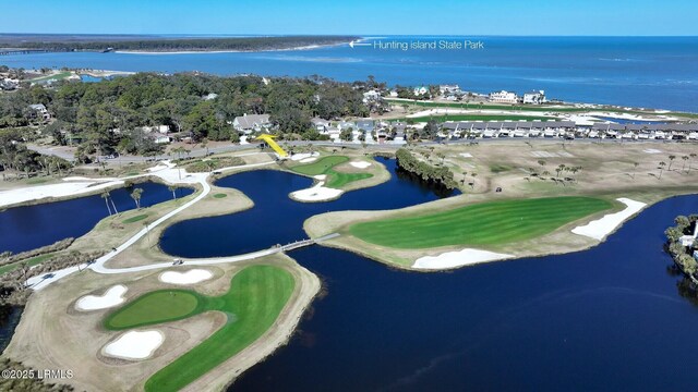 101 Ocean Point Dr, Fripp Island, SC 29920 - view of property location with a large body of water and a local golf course