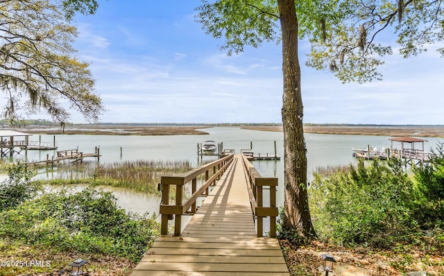 83 Sunset Blvd, Beaufort, SC 29907 - dock area with a water view