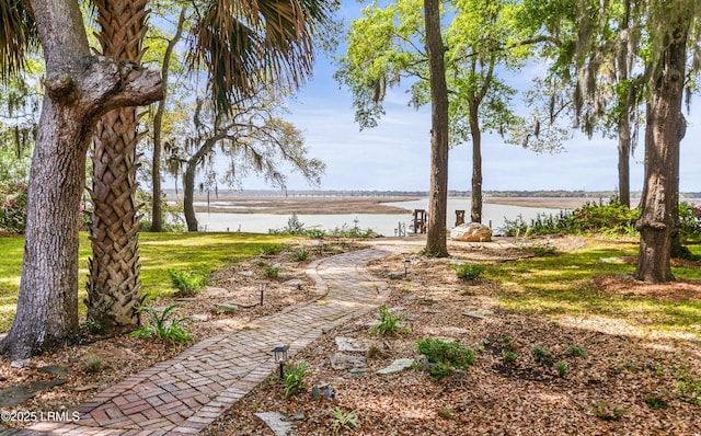 83 Sunset Blvd, Beaufort, SC 29907 - view of yard with a water view