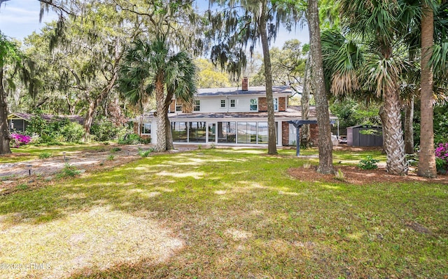 83 Sunset Blvd, Beaufort, SC 29907 - view of yard with an outbuilding and a storage shed