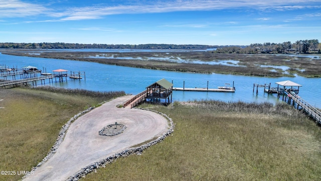 89 Bostick Cir, Beaufort, SC 29902 - dock with a water view