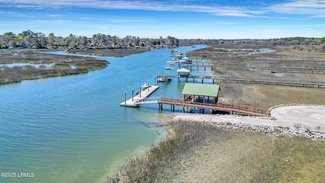 89 Bostick Cir, Beaufort, SC 29902 - dock area with a water view