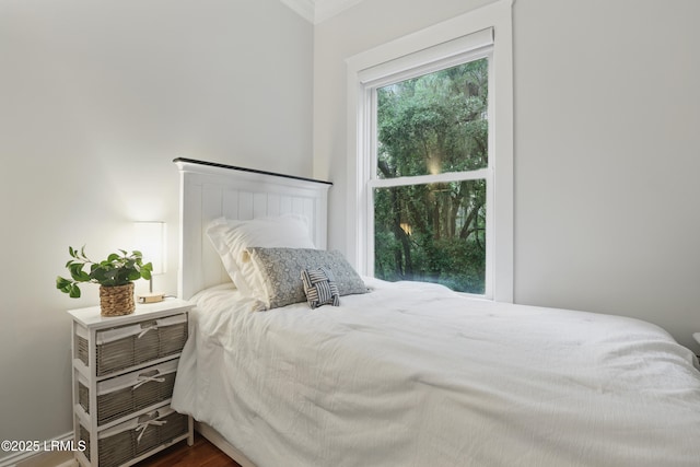 89 Bostick Cir, Beaufort, SC 29902 - bedroom with ornamental molding and wood finished floors