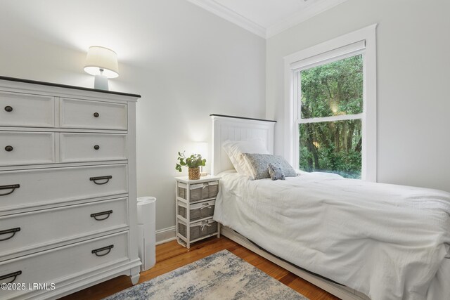 89 Bostick Cir, Beaufort, SC 29902 - bedroom with ornamental molding and wood finished floors