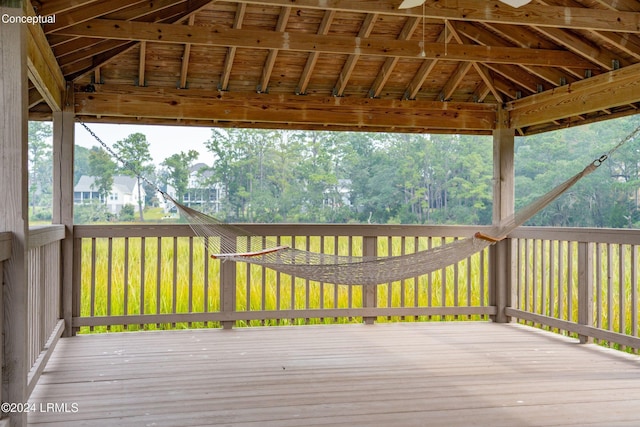 view of deck
