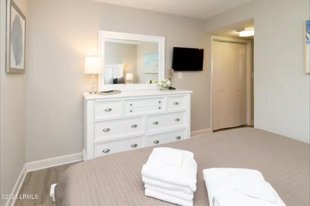 663 William Hilton Pkwy Unit 442, Hilton Head Island, SC 29928 - bedroom with wood finished floors and baseboards
