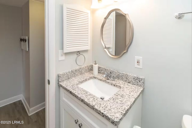 663 William Hilton Pkwy Unit 442, Hilton Head Island, SC 29928 - half bath featuring vanity and wood finished floors