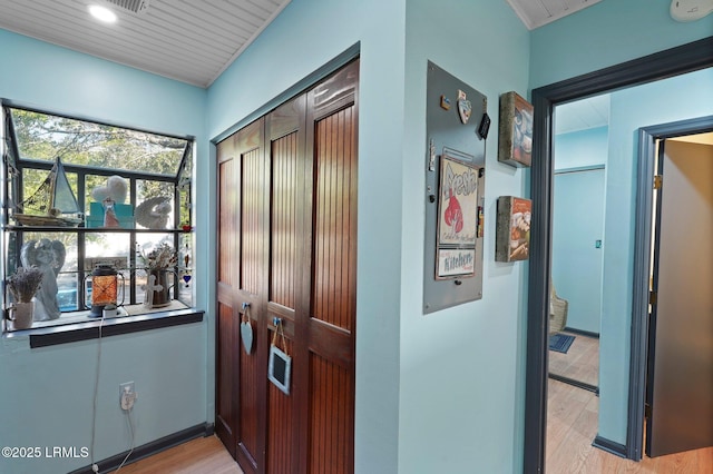 31 Anchorage Pt Unit 31, Hilton Head Island, SC 29928 - hallway featuring light wood finished floors