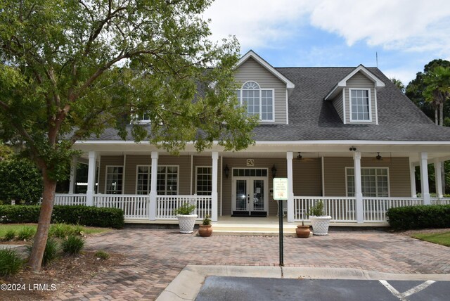 view of front of house with a porch