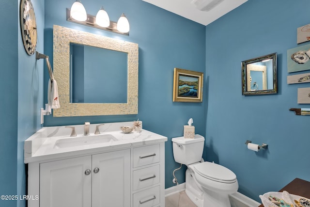 9 Spartina Cres, Bluffton, SC 29910 - half bathroom featuring toilet, baseboards, and vanity