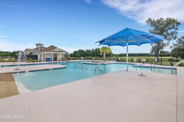 257 Garden Gate Cir E, Hardeeville, SC 29927 - community pool featuring a patio
