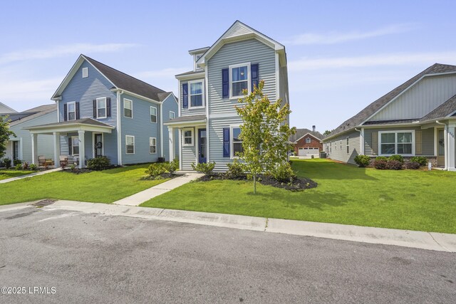 257 Garden Gate Cir E, Hardeeville, SC 29927 - view of front of property with a front yard