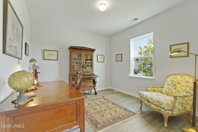 257 Garden Gate Cir E, Hardeeville, SC 29927 - home office with wood finished floors and baseboards