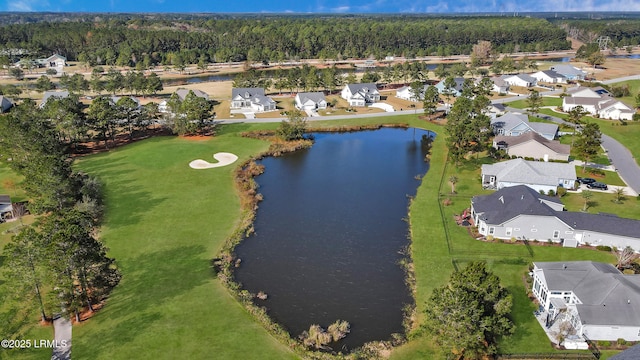 257 Garden Gate Cir E, Hardeeville, SC 29927 - aerial view of property and surrounding area featuring nearby suburban area and a nearby body of water