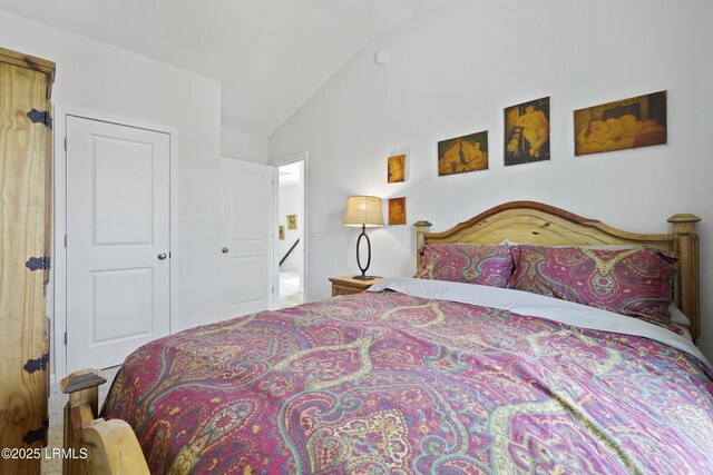 257 Garden Gate Cir E, Hardeeville, SC 29927 - bedroom featuring lofted ceiling