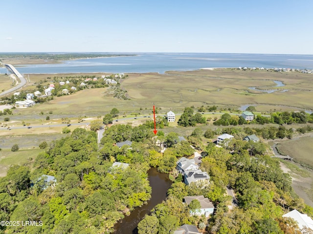3 Ocean Marsh Ln, Harbor Island, SC 29920 - aerial overview of property's location featuring a large body of water