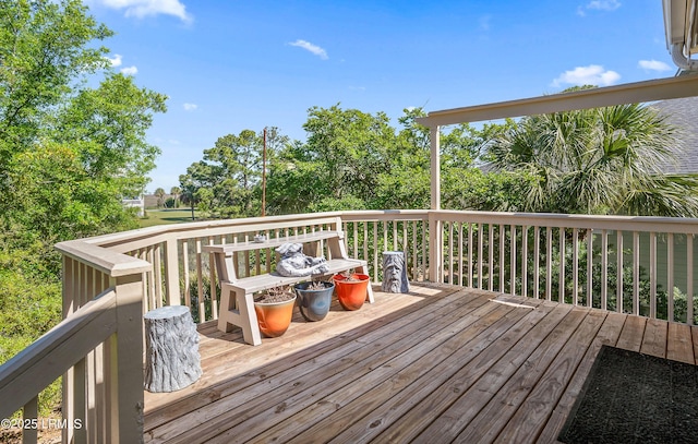 3 Ocean Marsh Ln, Harbor Island, SC 29920 - view of wooden terrace