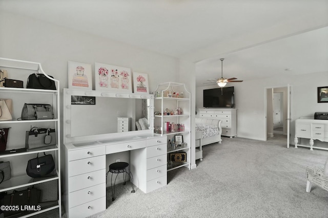 bedroom with carpet flooring