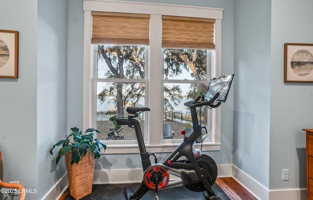 view of exercise room