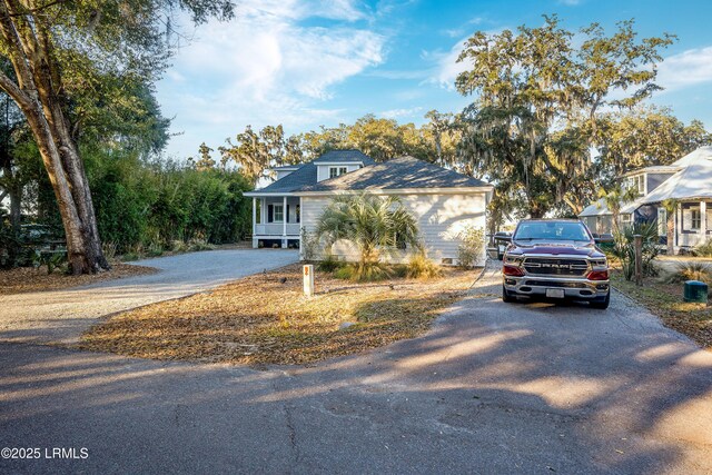 view of front of home