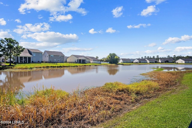 water view with a residential view