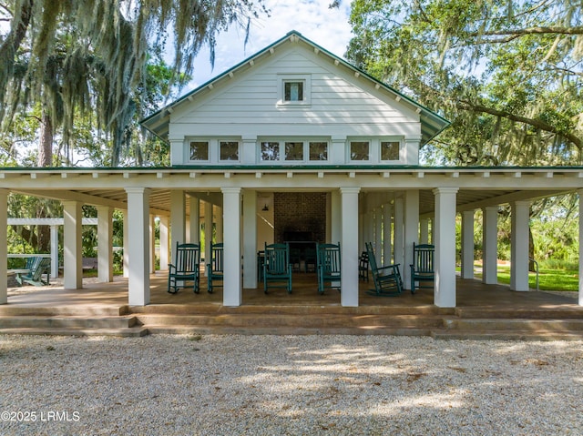 view of rear view of house