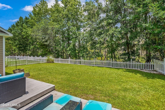 91 Heartstone Cir, Bluffton, SC 29910 - fenced backyard featuring outdoor lounge area
