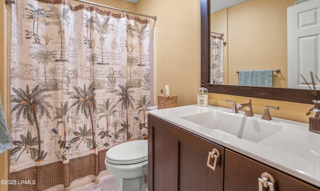 8 Battery Point Ln, Beaufort, SC 29902 - bathroom featuring vanity and a shower with shower curtain