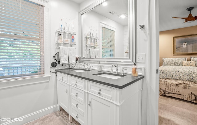 8 Battery Point Ln, Beaufort, SC 29902 - bathroom with double vanity and ensuite bath