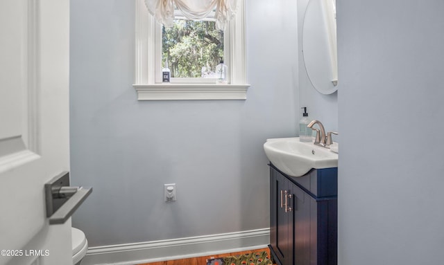 8 Battery Point Ln, Beaufort, SC 29902 - half bath featuring vanity and toilet