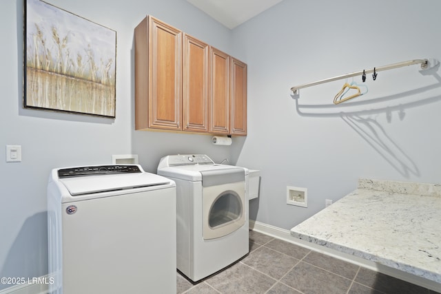 19 Lynnfield Pl, Bluffton, SC 29910 - laundry room with cabinet space, washer and dryer, and tile patterned floors