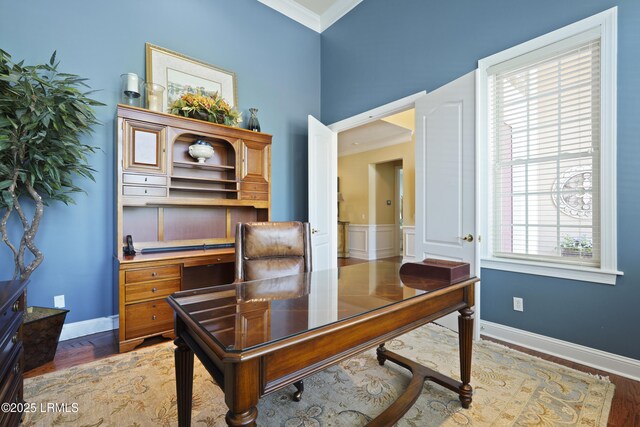19 Lynnfield Pl, Bluffton, SC 29910 - office space featuring light wood-style flooring and crown molding