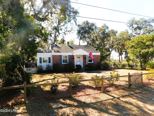 view of ranch-style house