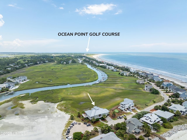 517 Tarpon Blvd, Fripp Island, SC 29920 - aerial overview of property's location featuring a large body of water and nearby suburban area