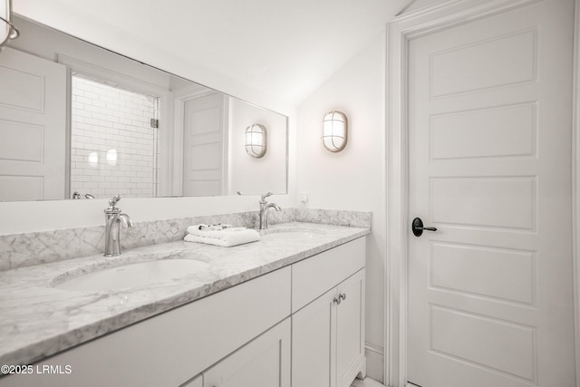 517 Tarpon Blvd, Fripp Island, SC 29920 - full bath with double vanity and vaulted ceiling