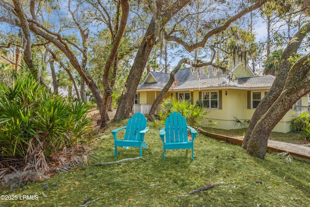 838 Fiddlers Ridge Rd, Fripp Island, SC 29920 - view of yard