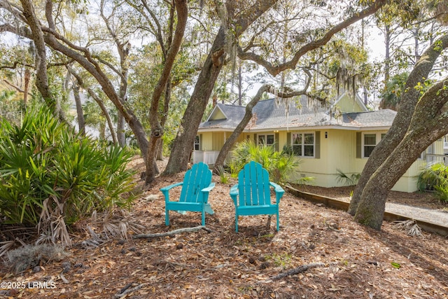838 Fiddlers Ridge Rd, Fripp Island, SC 29920 - back of property