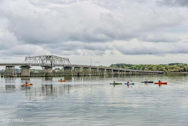 838 Fiddlers Ridge Rd, Fripp Island, SC 29920 - water view featuring a notable bridge